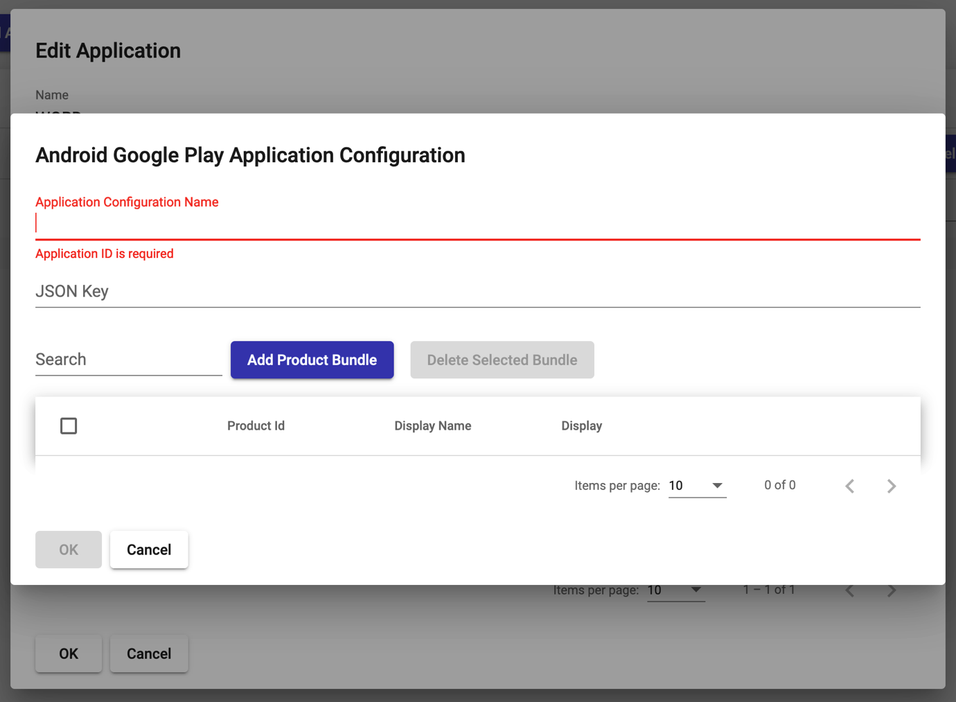 Google Play Configuration